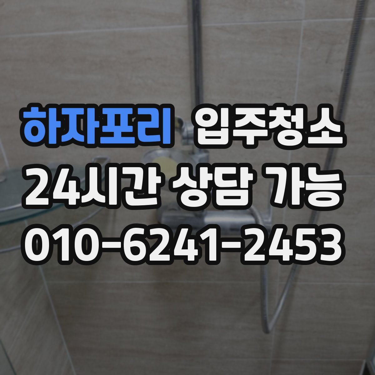 하자포리 원룸청소