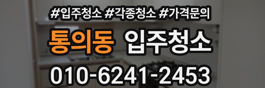 통의동 이사청소