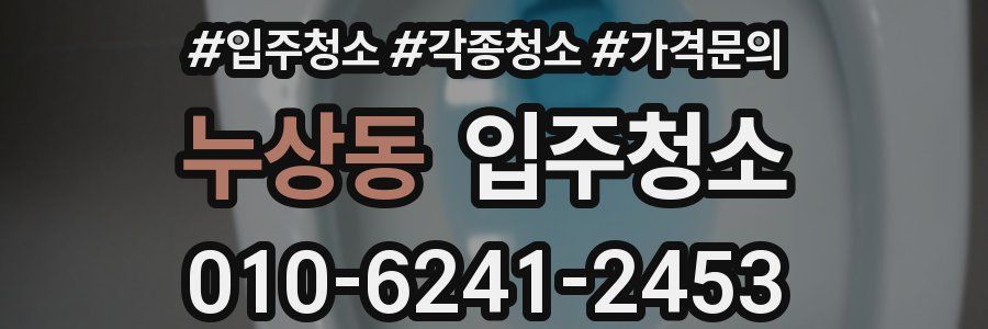 누상동 이사청소