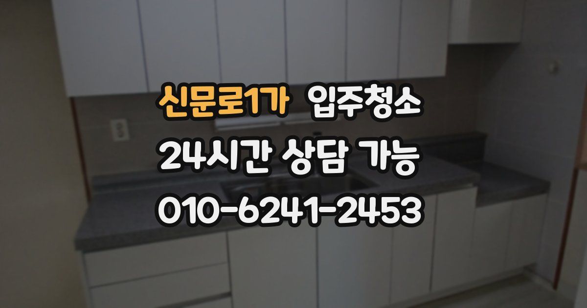 신문로1가 입주청소