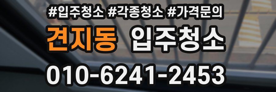 견지동 이사청소