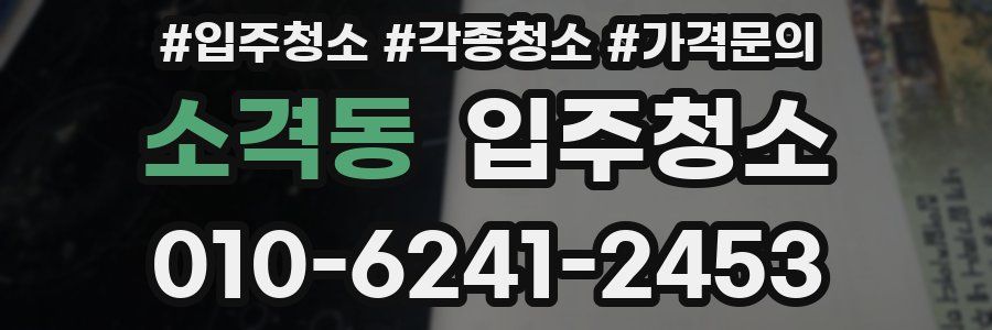 소격동 이사청소