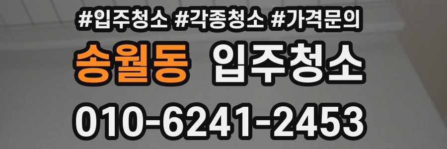 송월동 이사청소