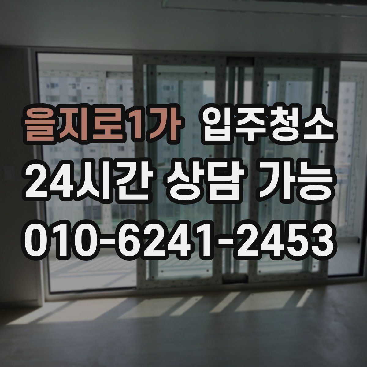 을지로1가 원룸청소