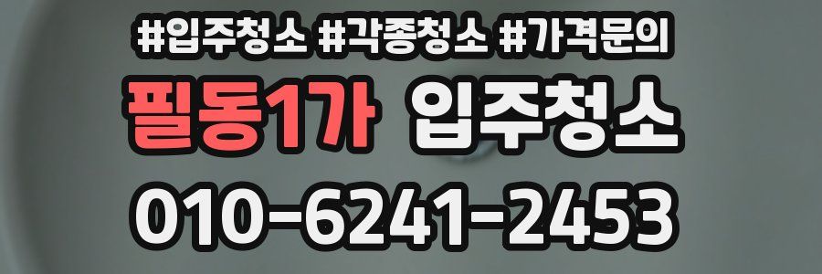 필동1가 이사청소