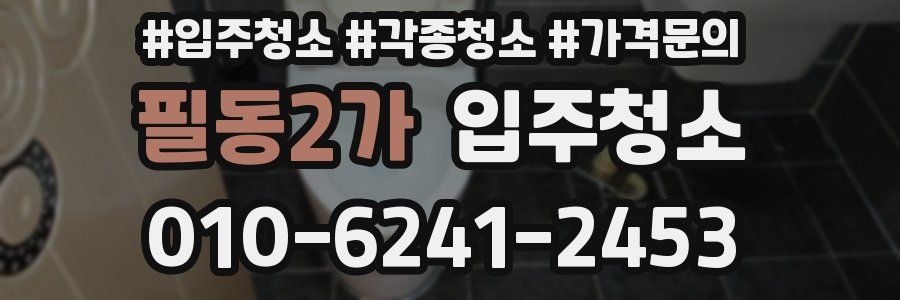 필동2가 이사청소