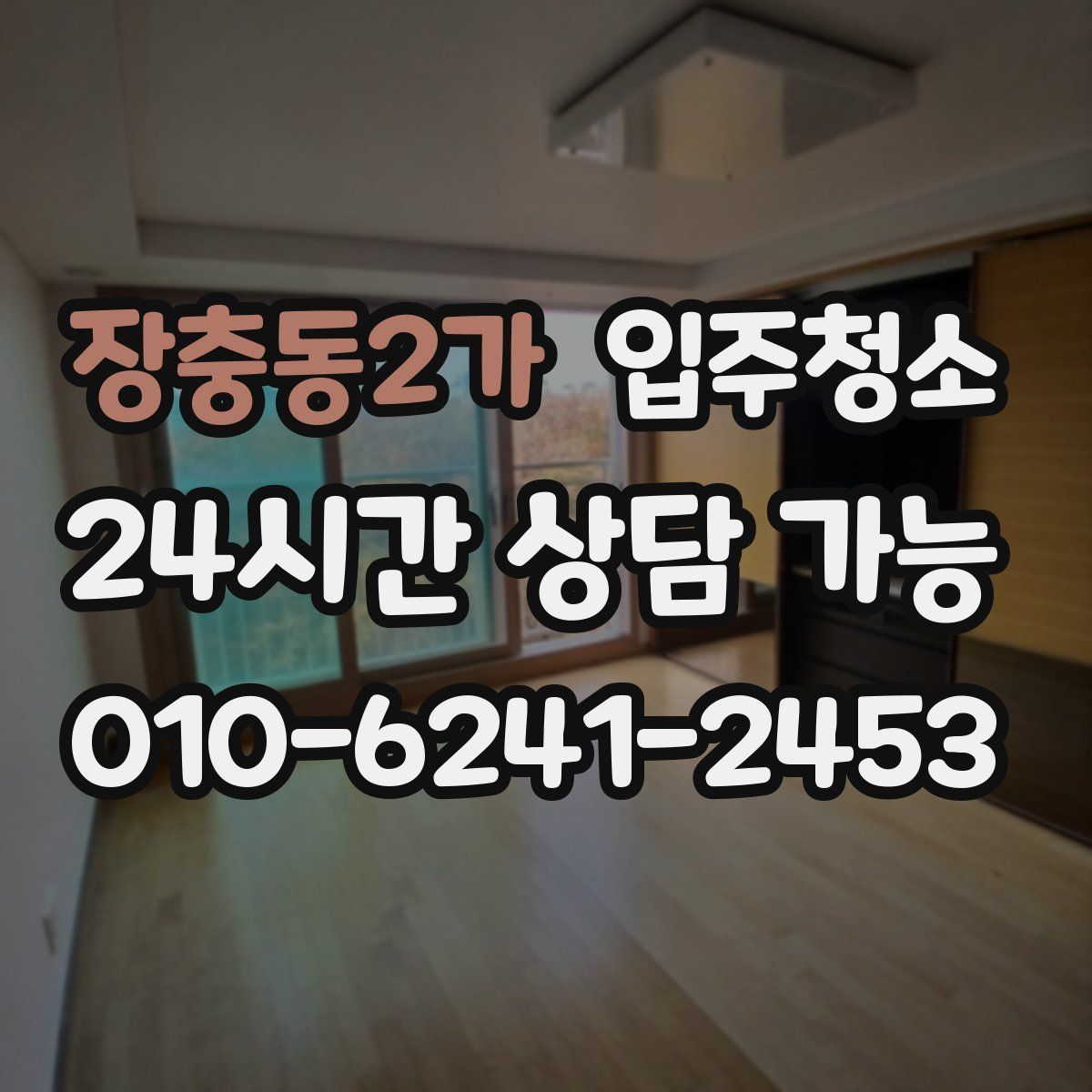 장충동2가 원룸청소