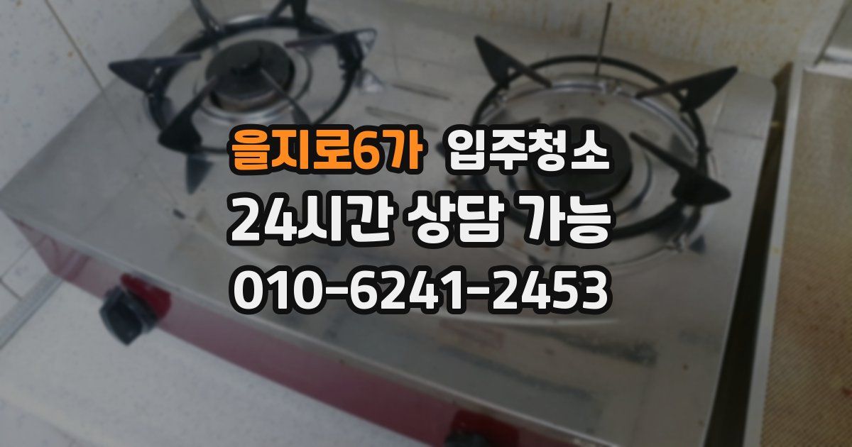 을지로6가 입주청소