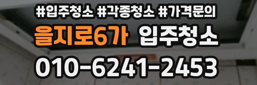 을지로6가 이사청소