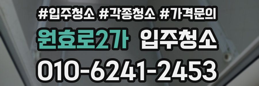 원효로2가 이사청소