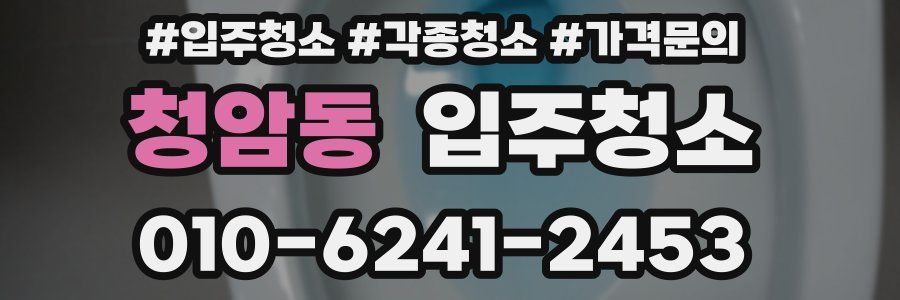 청암동 이사청소