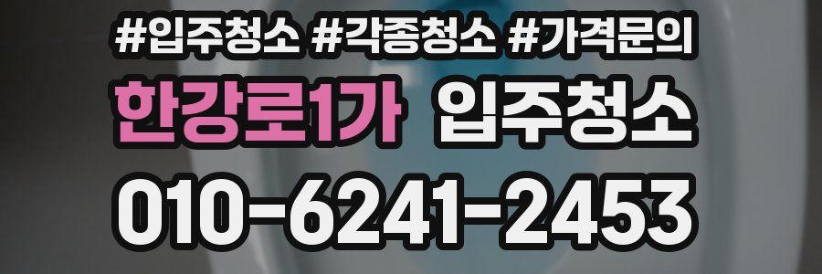 한강로1가 이사청소