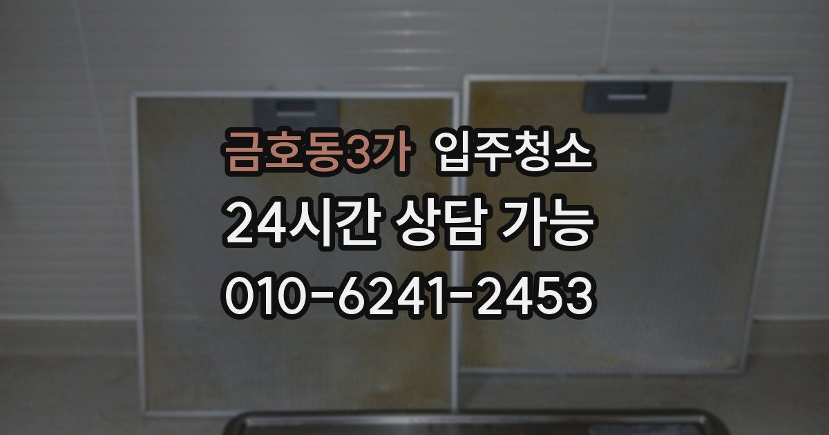 금호동3가 입주청소