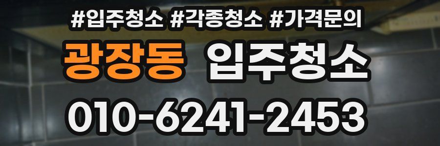 광장동 이사청소