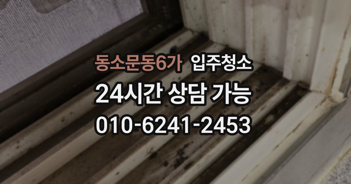 동소문동6가 입주청소