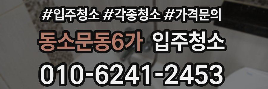 동소문동6가 이사청소