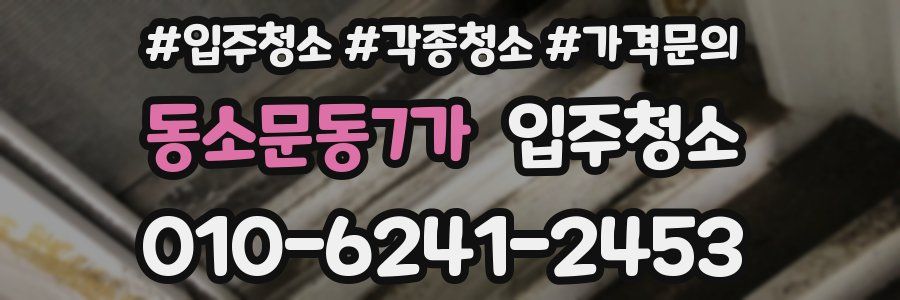동소문동7가 이사청소
