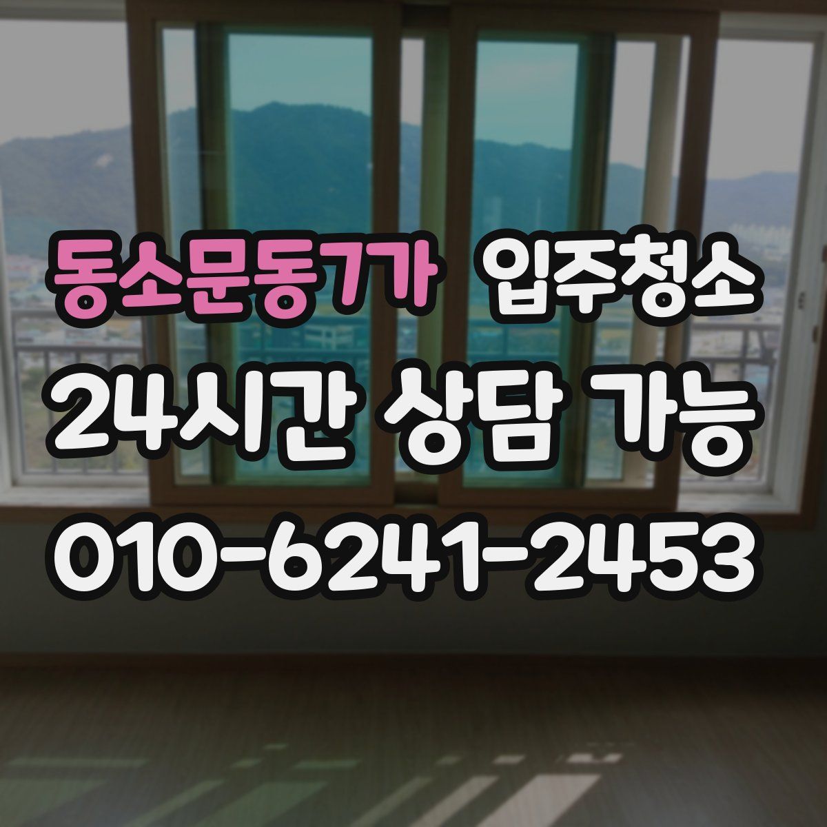 동소문동7가 원룸청소