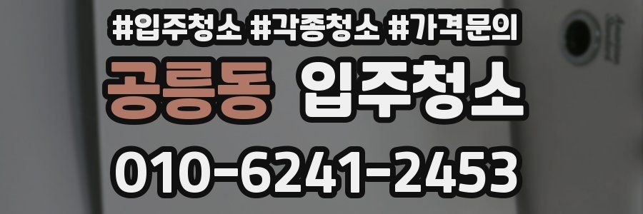 공릉동 이사청소