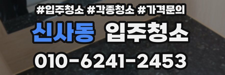 신사동 이사청소