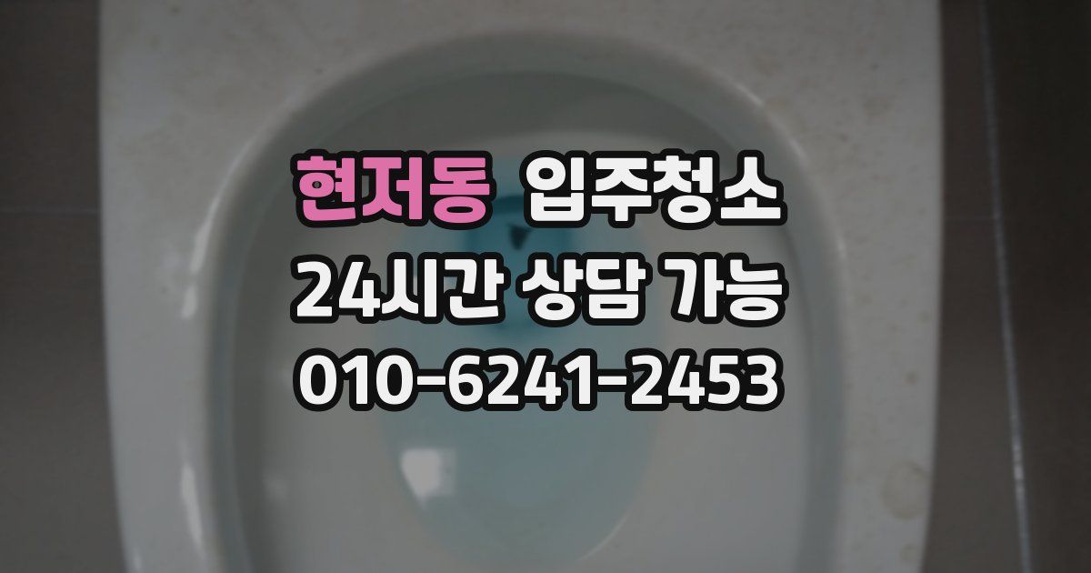 현저동 입주청소