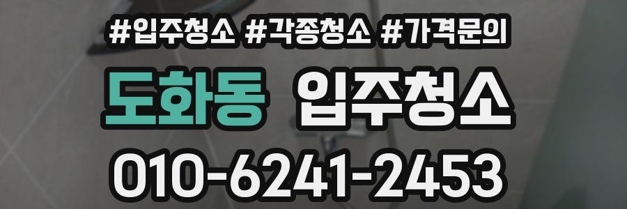 도화동 이사청소