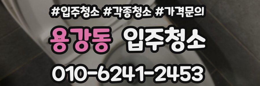 용강동 이사청소