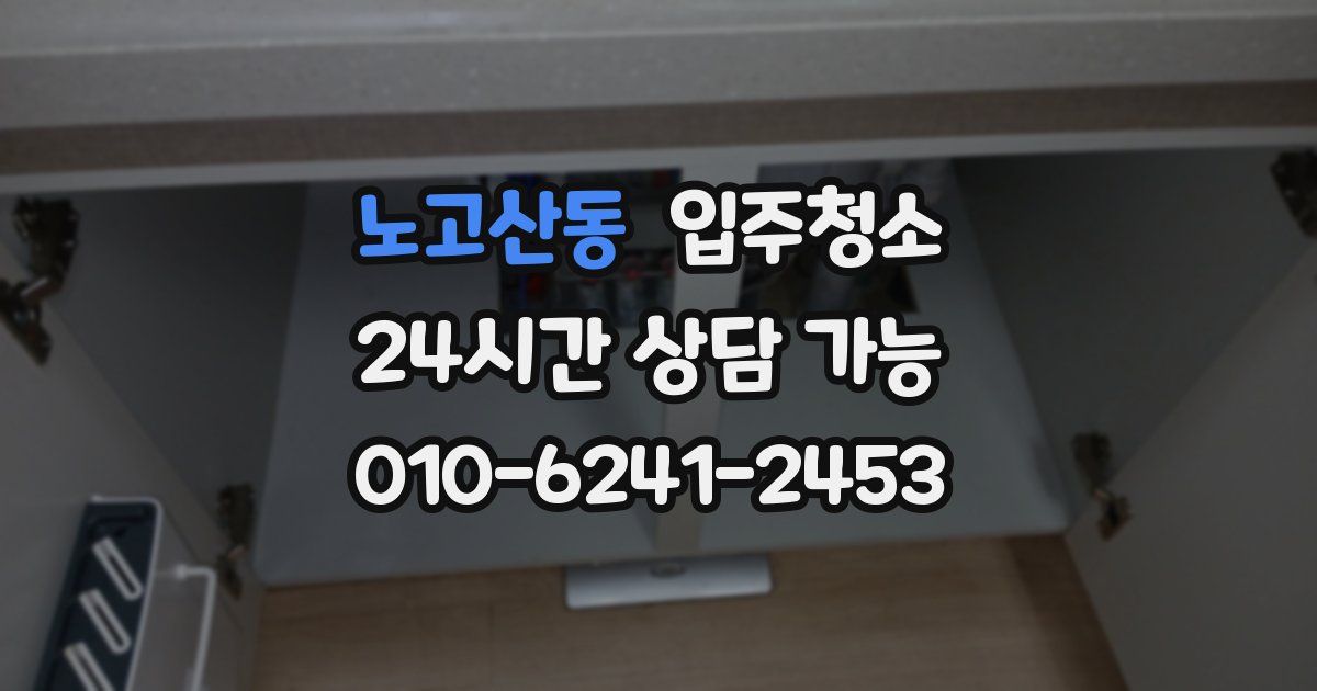 노고산동 입주청소