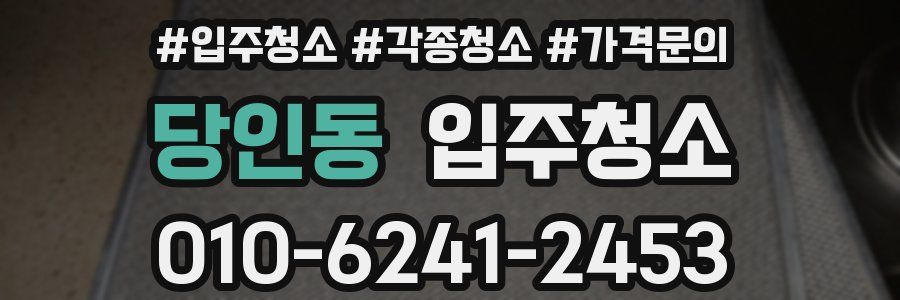 당인동 이사청소