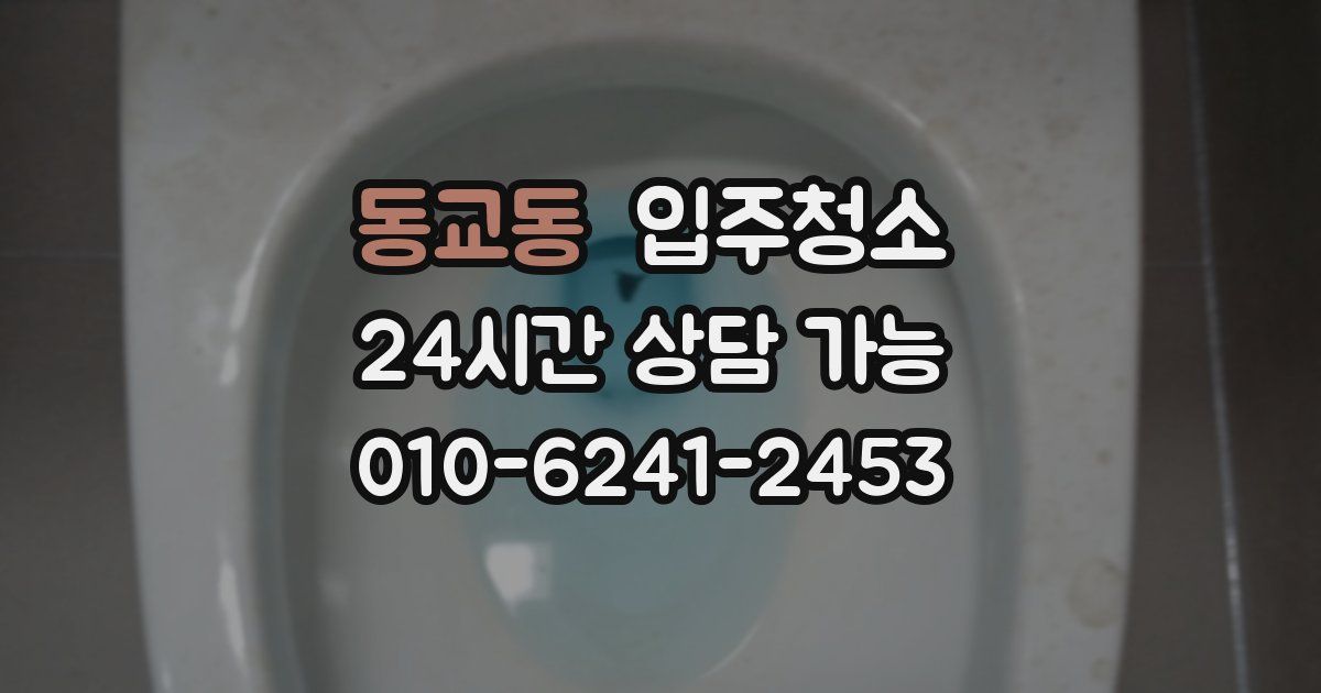 동교동 입주청소