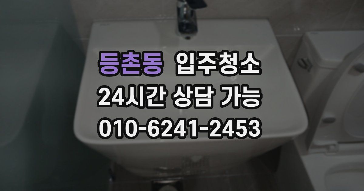 등촌동 입주청소