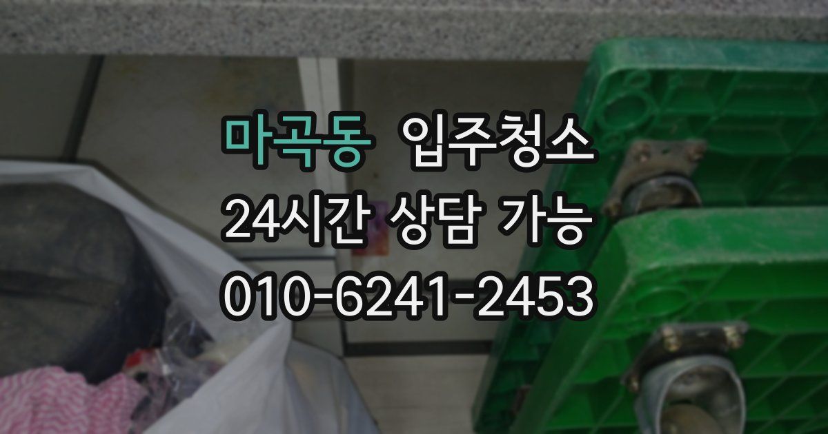 마곡동 입주청소