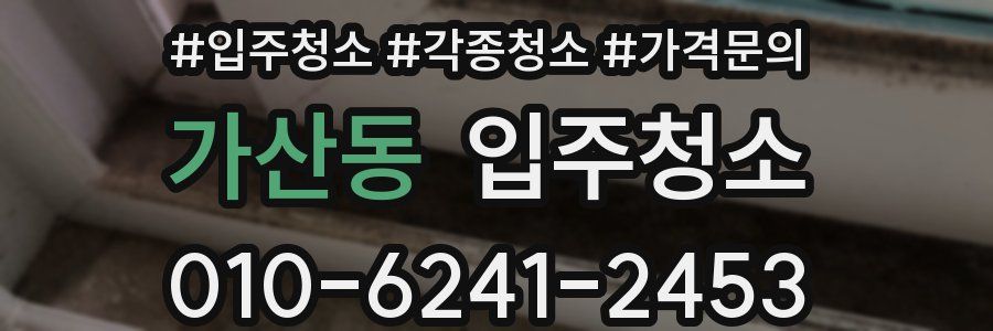 가산동 이사청소