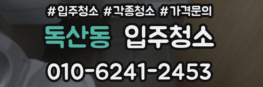 독산동 이사청소