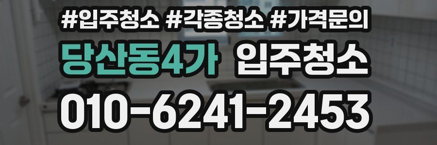 당산동4가 이사청소