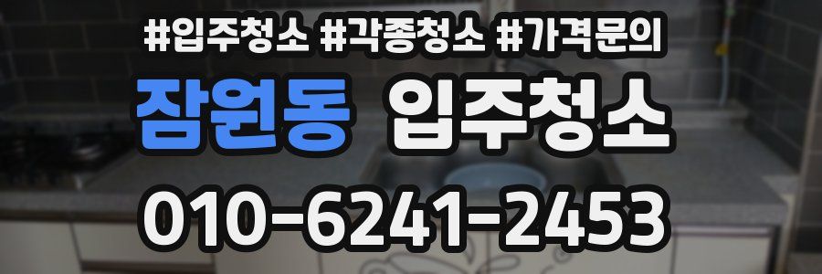 잠원동 이사청소