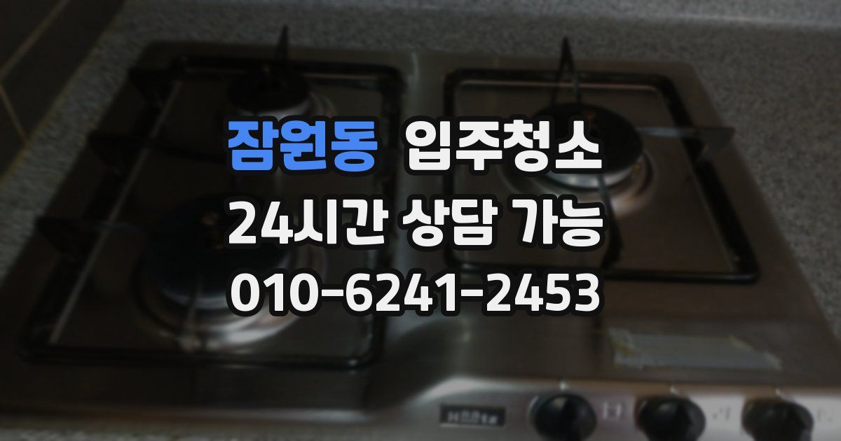 잠원동 입주청소