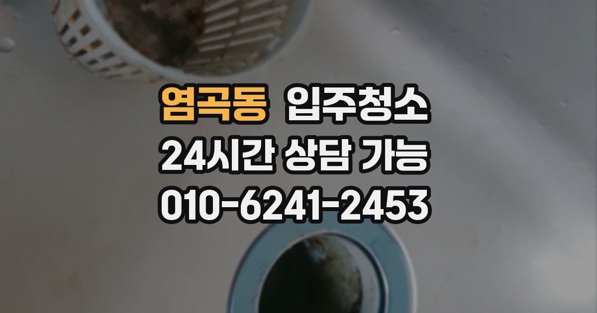 염곡동 입주청소