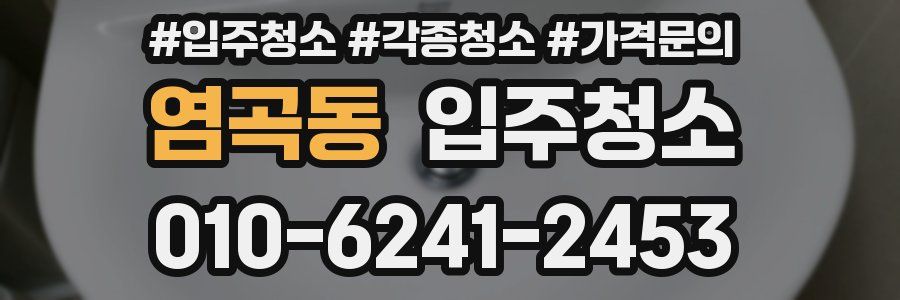 염곡동 이사청소