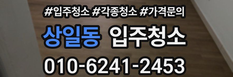 상일동 이사청소