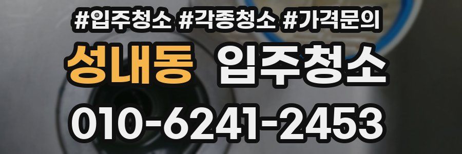 성내동 이사청소