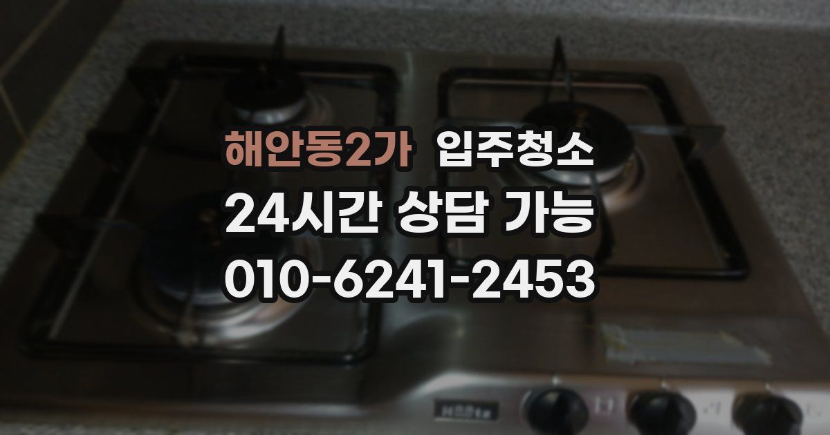 해안동2가 입주청소