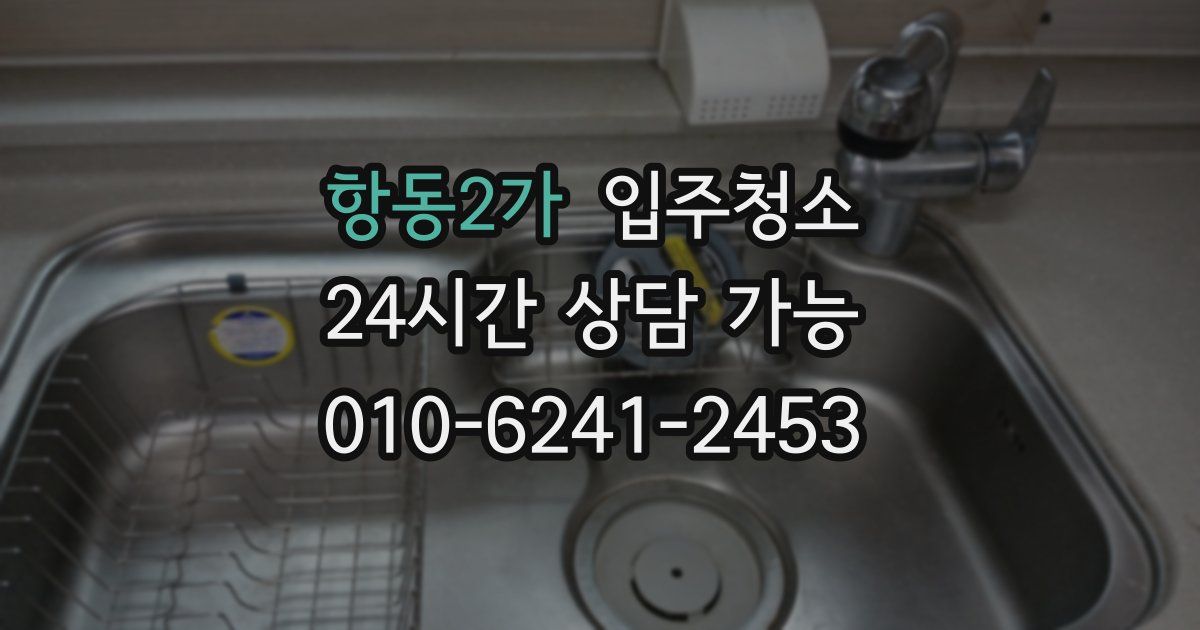 항동2가 입주청소