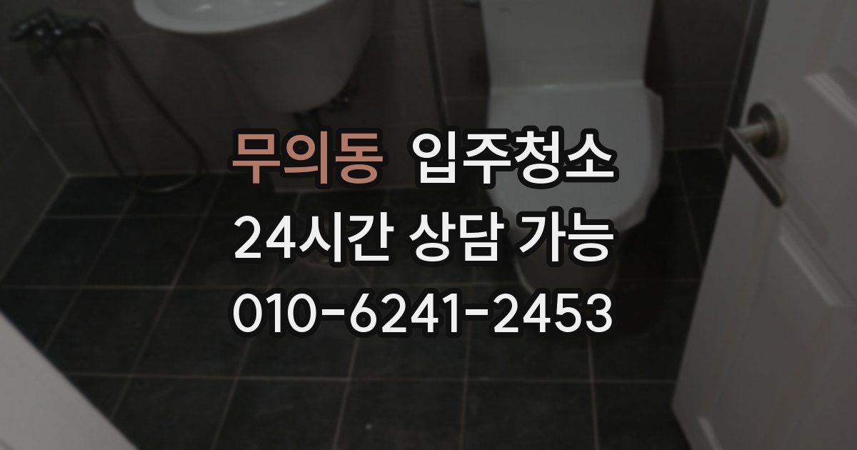 무의동 입주청소