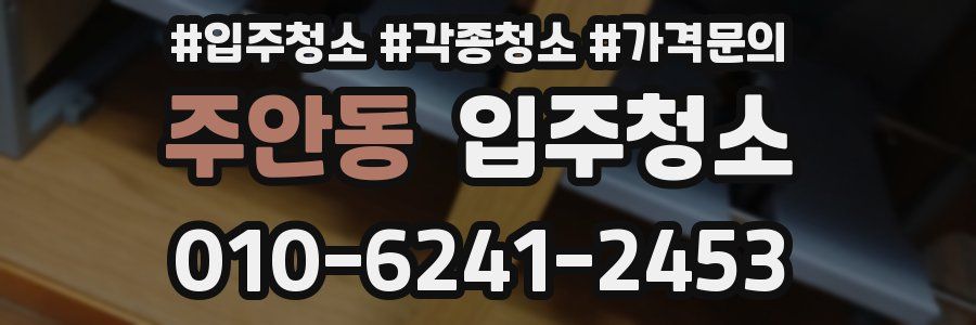 주안동 이사청소