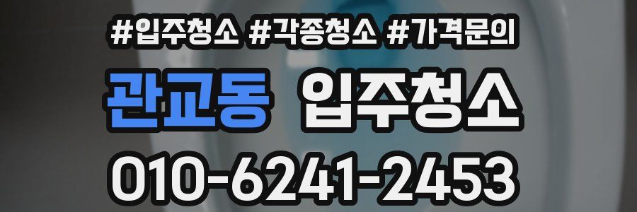 관교동 이사청소