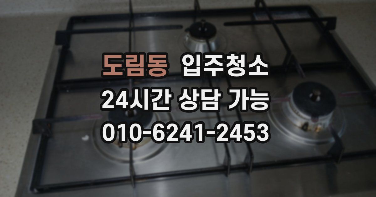 도림동 입주청소