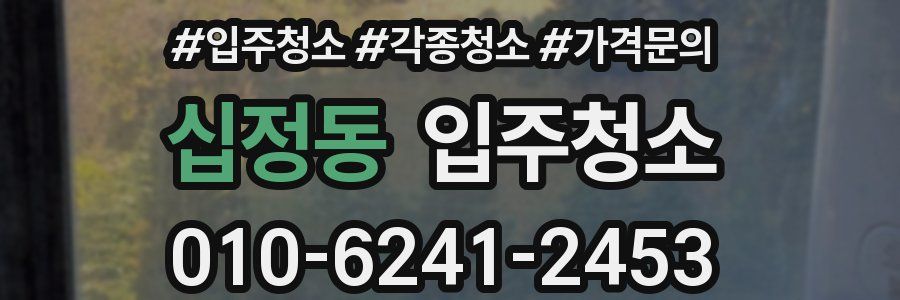 십정동 이사청소