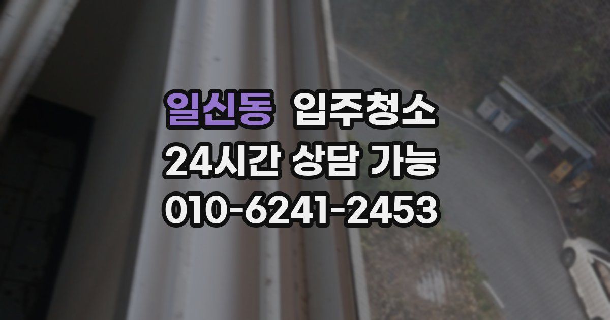 일신동 입주청소