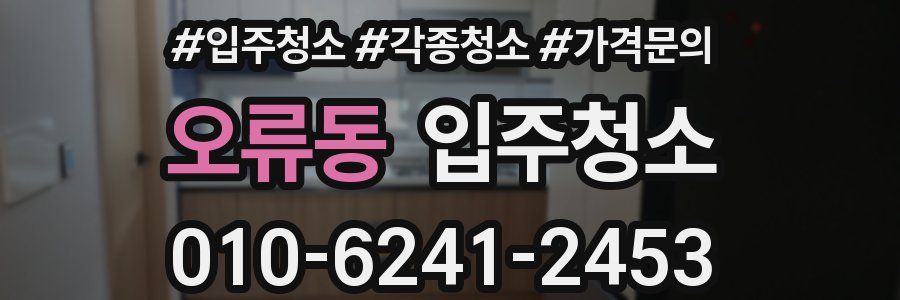 오류동 이사청소